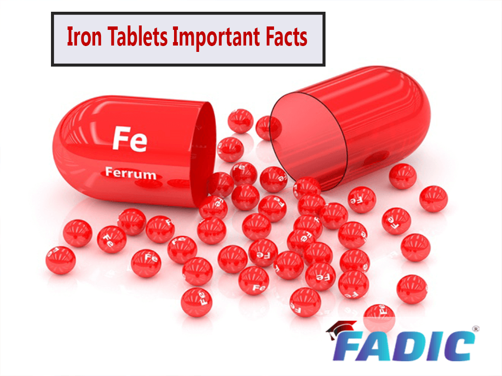 The 3 Important Facts you should Know about Iron Tablets