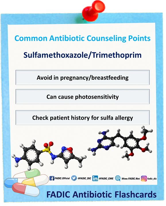 Sulfamethoxazole/Trimethoprim Counseling