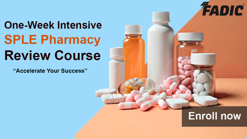 One-Week Intensive SPLE Pharmacy Review Course