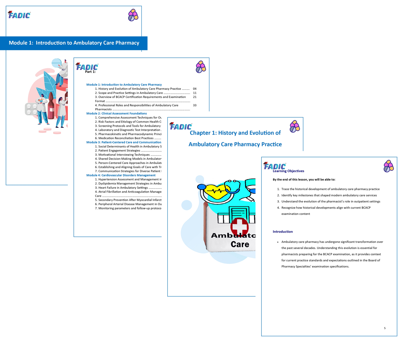 American Board of Ambulatory Care Pharmacy (BCACP) Preparatory Course book