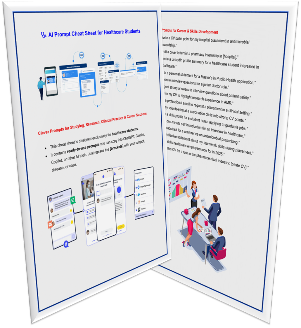 AI Prompt Cheat Sheet for Students book 1