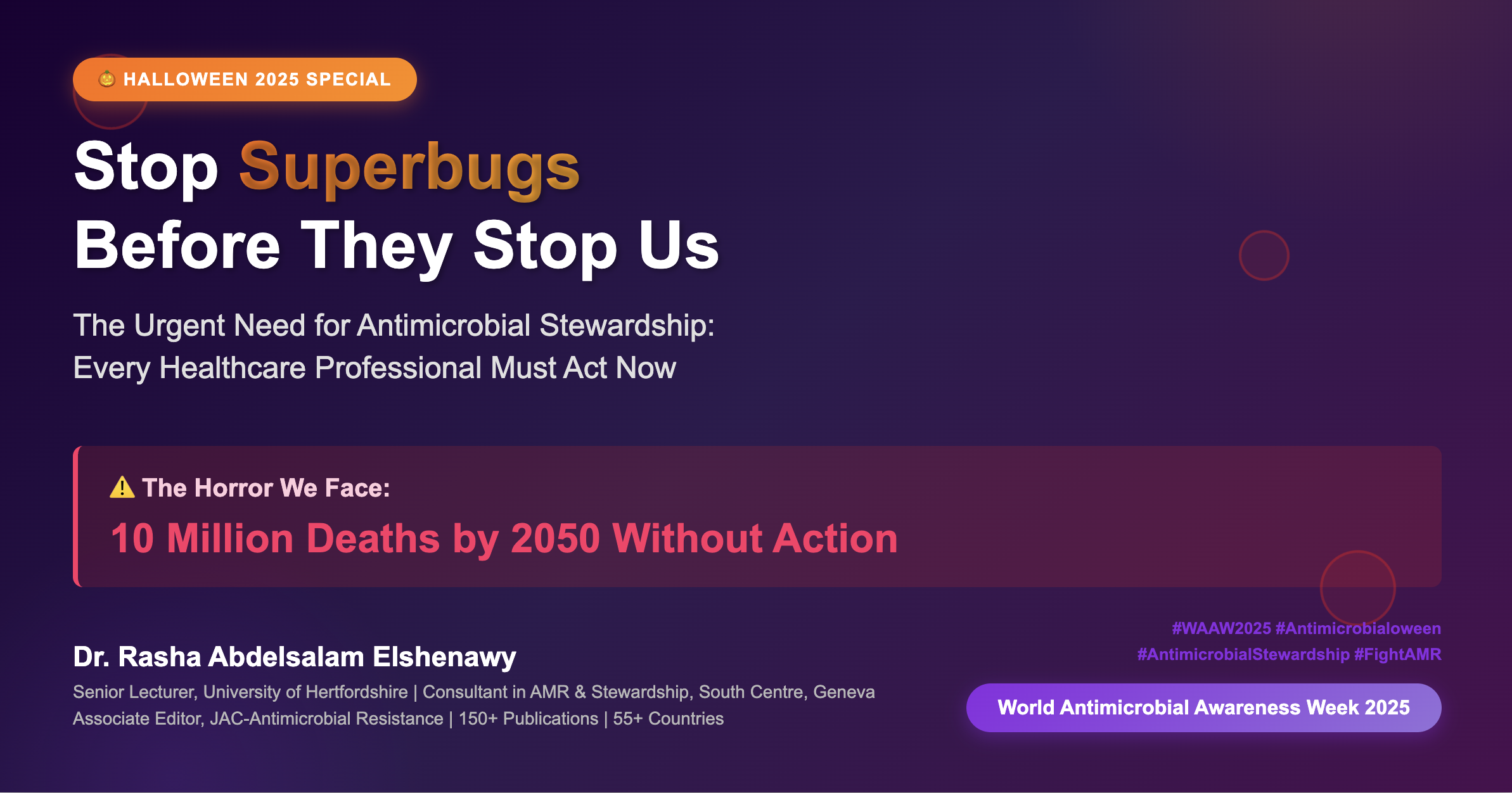 Antimicrobial Stewardship and Haloween