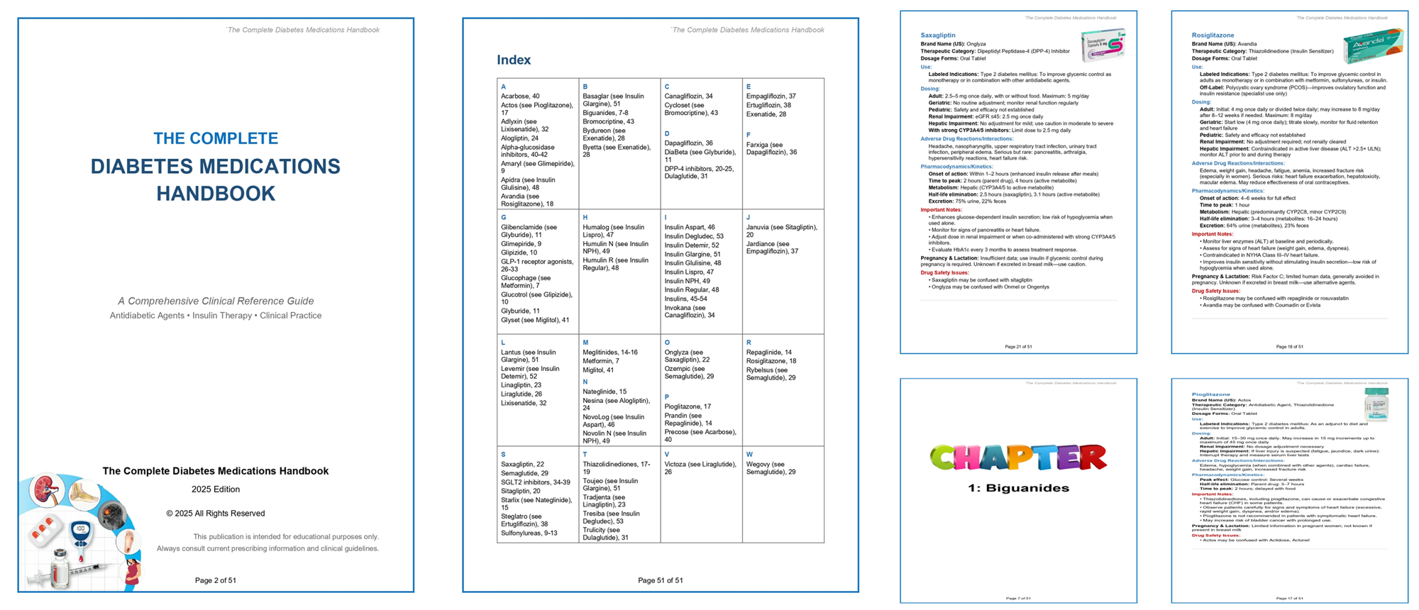 The Complete Diabetes Medications Handbook